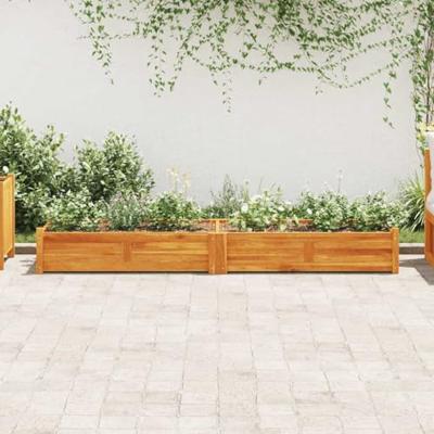 Plantenbak verhoogd 200x50x25 cm acaciahout