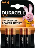 Batterij duracell plus powerboost 4x aa - thumbnail