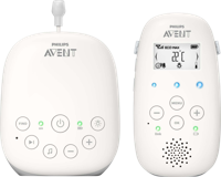 Baby Monitor SCD713/26 - PHILIPS AVENT - Audio DECT - Bianco - Schermo LCD - Sensore di temperatura - Luce notturna - thumbnail