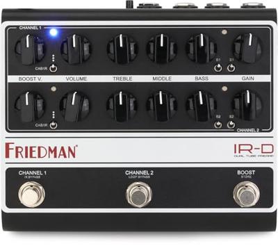 Friedman IR-D Dual Tube Preamp & DI gitaar voorversterker met 12AX7 buizen