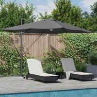 VidaXL Parasol antraciet 351 x 250 x 253 cm polyester en aluminium - thumbnail