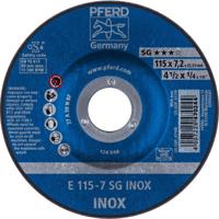 PFERD TOOLS 62211623 Sg Inox Afbraamschijf gebogen Diameter 115 mm Boordiameter 22.23 mm 10 stuk(s) - thumbnail