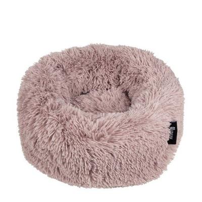 District 70 fuzz - hondenmand comfortabel en zacht pluche - zand - small ø 45 cm