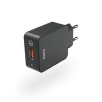 Hama USB-oplader 19.50 W 1x USB-A Zwart Binnen - thumbnail