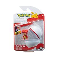 Pokemon Figure - Magby + Premier Ball (Clip 'n' Go) - thumbnail