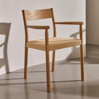 Kave Home Eetkamerstoel 'Yalia' Eikenhout, kleur Naturel - thumbnail