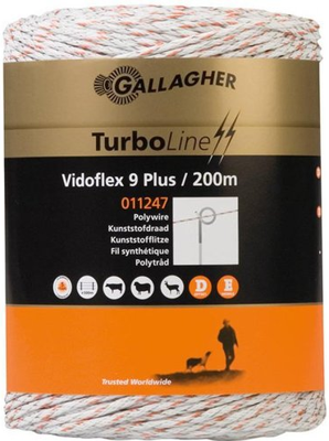 Gallagher Duopack Vidoflex 9 TurboLine Plus wit 2x400m - 069323 069323