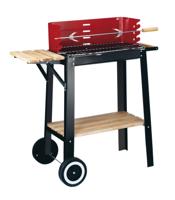 Garden Grill wagenmodel BBQ houtskool - thumbnail
