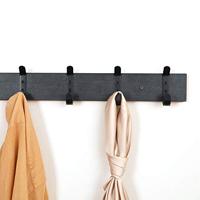 ACAZA Wandkapstok Zwart - thumbnail