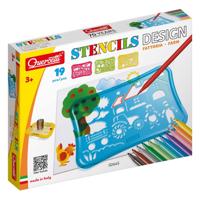 Quercetti stencil design set boerderij - thumbnail