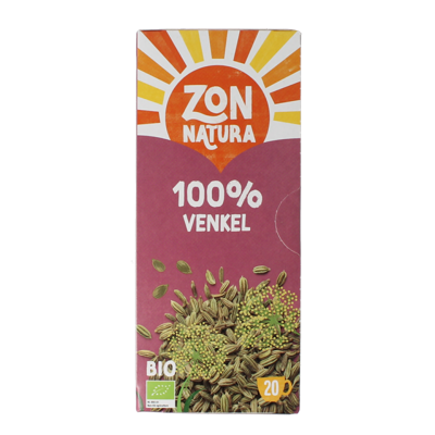 Zonnatura Venkel thee 100% bio 20 Zakjes
