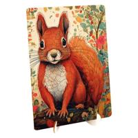 Moxy houten puzzel squirrel unieke vorm - thumbnail