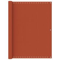 Balkonscherm 120x500 cm HDPE oranje - thumbnail