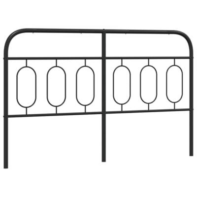Hoofdbord 150 cm metaal zwart Hoofdbord 150 cm metaal zwart