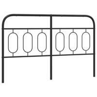 Hoofdbord 150 cm metaal zwart - thumbnail