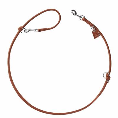 HUNTER Hondenlooplijn Round & Soft München, cognac