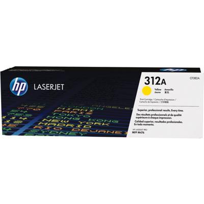 HP toner 312A, 2 700 pagina's, OEM CF382A, geel