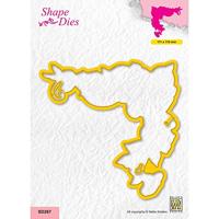 Nellie's Choice • shape die hoek bloemenkrans - thumbnail