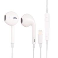 8 pin Interface Stereo muziek Earphone(White) - thumbnail