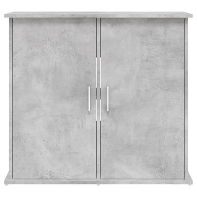 Aquariumstandaard 81x36x73 cm bewerkt hout betongrijs - thumbnail