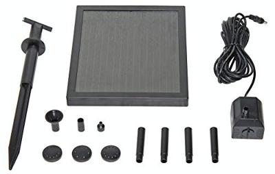 Pontec PondoSolar 150 Fontein voor Tuinvijver - 14W Zonnepaneel, 150L/H Pomp, Tot 45cm Hoog