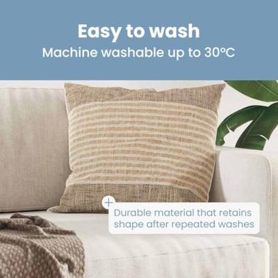 VidaXL Hoofdkussen met kussen wit katoen en polyester