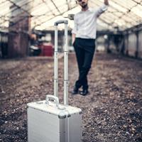 Juscha JU-45122 Pilotenkoffer Alumaxx Omega 38,5 X 48 X 23 Cm Zilver - thumbnail