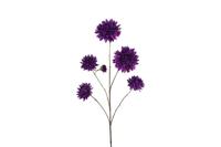 Decostar zijdebloem Beau Dahlia pinnata 98 cm donker paars - thumbnail