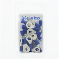 Geïsoleerde Ringkabelschoen M6 blauw 2,5mm² Blister verpakt 170170 25 stuks - thumbnail