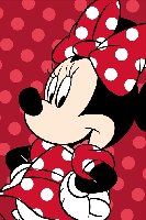 Minnie Mouse fleece plaid rood 100 x 150 cm - thumbnail