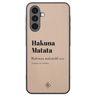 Samsung Galaxy A16 hoesje - Hakuna matata Samsung Galaxy A16 hoesje - Hakuna matata