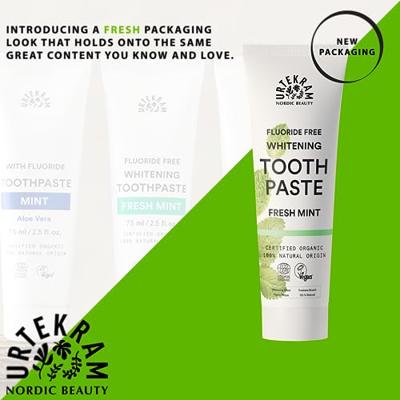 Urtekram Whitening Tooth Paste Fresh Mint