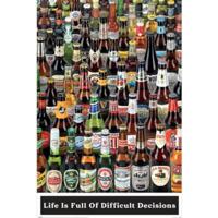 Poster Beers - Life is Full of Difficult Choices 61x91,5cm - thumbnail