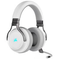 Corsair Virtuoso RGB Headset Bedraad en draadloos Hoofdband Gamen USB Type-A Wit - thumbnail