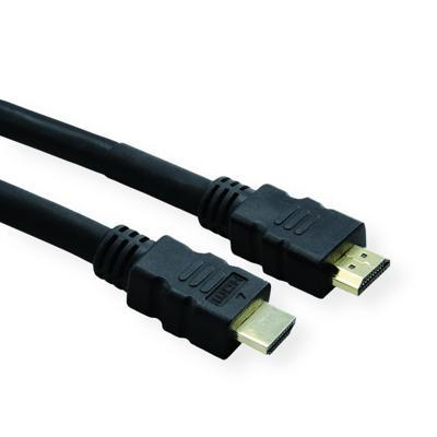 ROLINE HDMI High Speed met Ethernet kabel, met repeater, 25 m