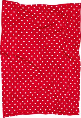 Playshoes fleece babydeken Stippen Rood