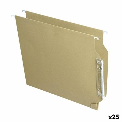 Hanging folder FADE Label met naam Vizier Transparant Bruin A4 Fiches (25 Stuks)