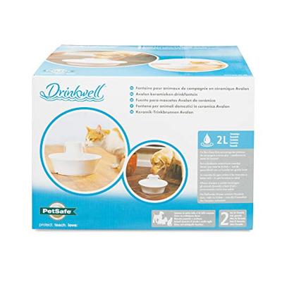 Avalon Petsafe drinkfontein met adapter wit