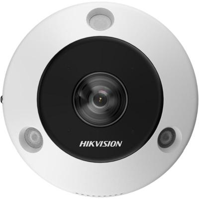 Hikvision6MP Deepinview Fisheye outdoor netwerkcamera met IR. microfoon(4) en HP. alarm en audio I/O. Hikvision6MP Deepinview Fisheye outdoor netwerkcamera met IR. microfoon(4) en HP. alarm en audio I/O.