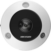 Hikvision6MP Deepinview Fisheye outdoor netwerkcamera met IR. microfoon(4) en HP. alarm en audio I/O. - thumbnail