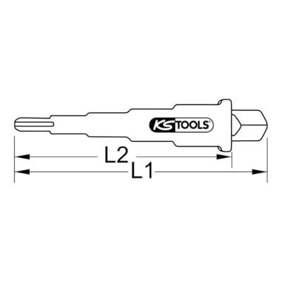 KS Tools 1182038 Getrapte sleutel