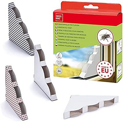 Swissinno Natural Control dekor Vliegenval Plakfolie Veelkleurig gesorteerd 4 stuk(s)
