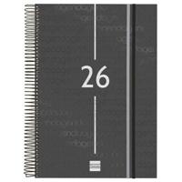 Agenda Finocam YEAR Zwart A4 21 x 29,7 cm 2026 - thumbnail