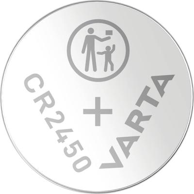 Varta Knoopcel CR2450 3 V 4 stuk(s) Lithium VARTA LITHIUM Coin CR2450 Blister 4 Varta Knoopcel CR2450 3 V 4 stuk(s) Lithium VARTA LITHIUM Coin CR2450 Blister 4