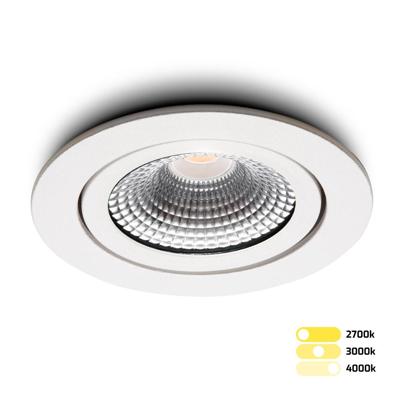 LED-inbouwspot Vivaro wit tri-color