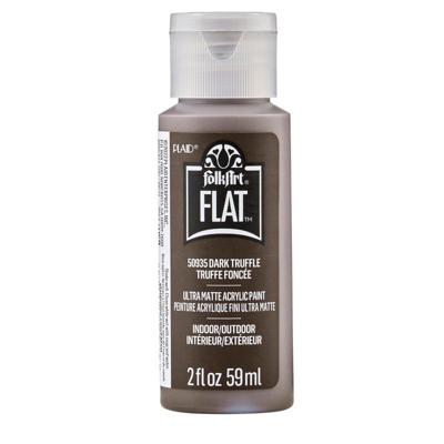 FolkArt • flat ultra matte acrylic paint dark truffle 59ml