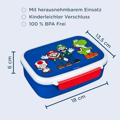 Undercover Broodtrommel en drinkfles super mario