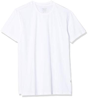 Claesens T-shirt O-hals stretch 2-pack wit