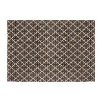 Tapijt Atmosphera Zwart Beige Katoen Multicolour 60 x 90 cm - thumbnail