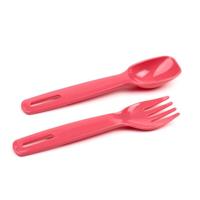 Moomin Paars Clip Bento Box Lunchtrommel met bestek - thumbnail